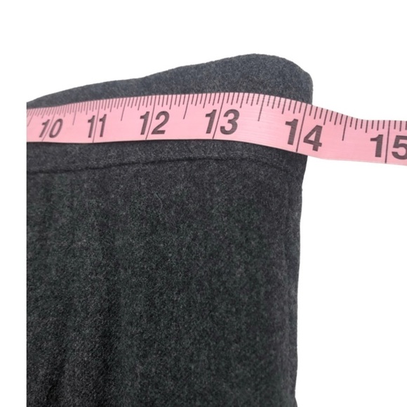 Vintage Miss Pendleton Dark Gray 100% Wool Skirt Waist 28 - Picture 10 of 11
